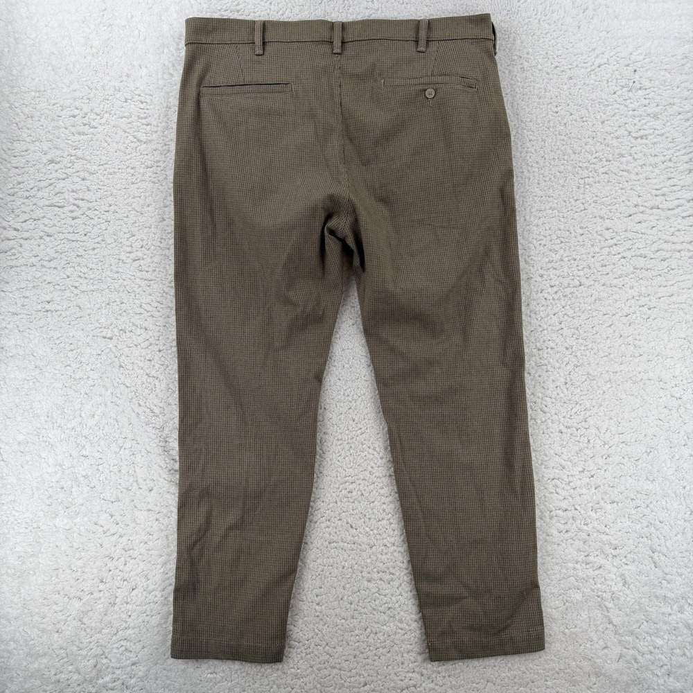 Levis XX Chino Pants Mens 38x30 Brown Slim Fit Stretch Striped Standard Taper - Picture 2 of 9